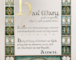 Diane McDougall-Desautelle
Bister inks , FineTec pan watercolors, and 23K gold leaf on 300lb. Arches 100% rag watercolor paper
8.5" x 11"