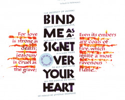 Margaret Shepherd
FW ink, embossing, spray paint
17" x 20"