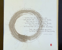 Kay Bueno de Mesquita
Sumi ink on Arches Text Wove paper
20" x 20"